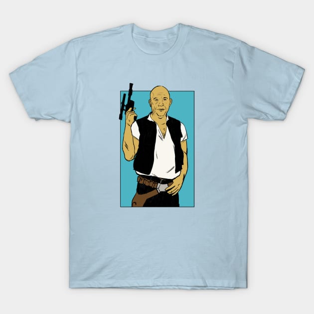 Vin Solo - Fast and Furious/Star Wars Crossover T-Shirt by sombreroinc